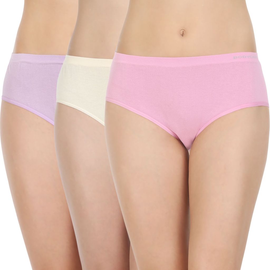 Bodycare women's combed cotton assorted Hipster Panty Pack of 3 ( 10C ) - Briefs | Buy online on ZillyBuy