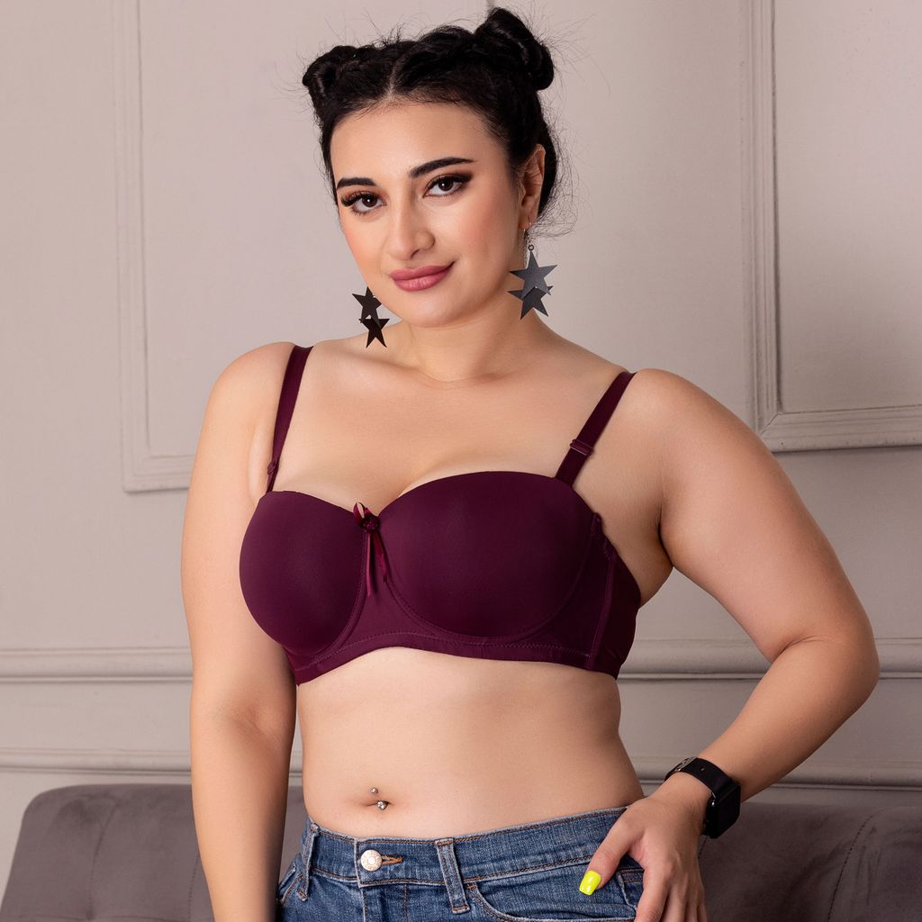 Latest Women Magic-50 Off Shoulder Strapless Underwire Support Top Less Bra 2025 at ShopCircuit 