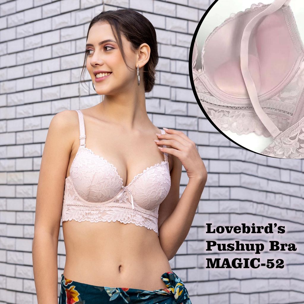 Premium Women Magic-52 Double Layer Pushup Bra 2025 at ShopCircuit | ONDC