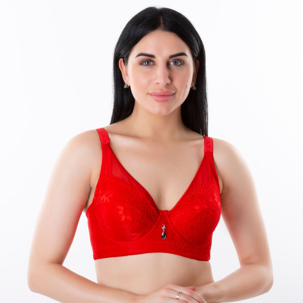 Affordable Women Femina Lace Underwired Full Cup Minimizer T-Shirt Bra in DD-Cup Size 2025 at Sh