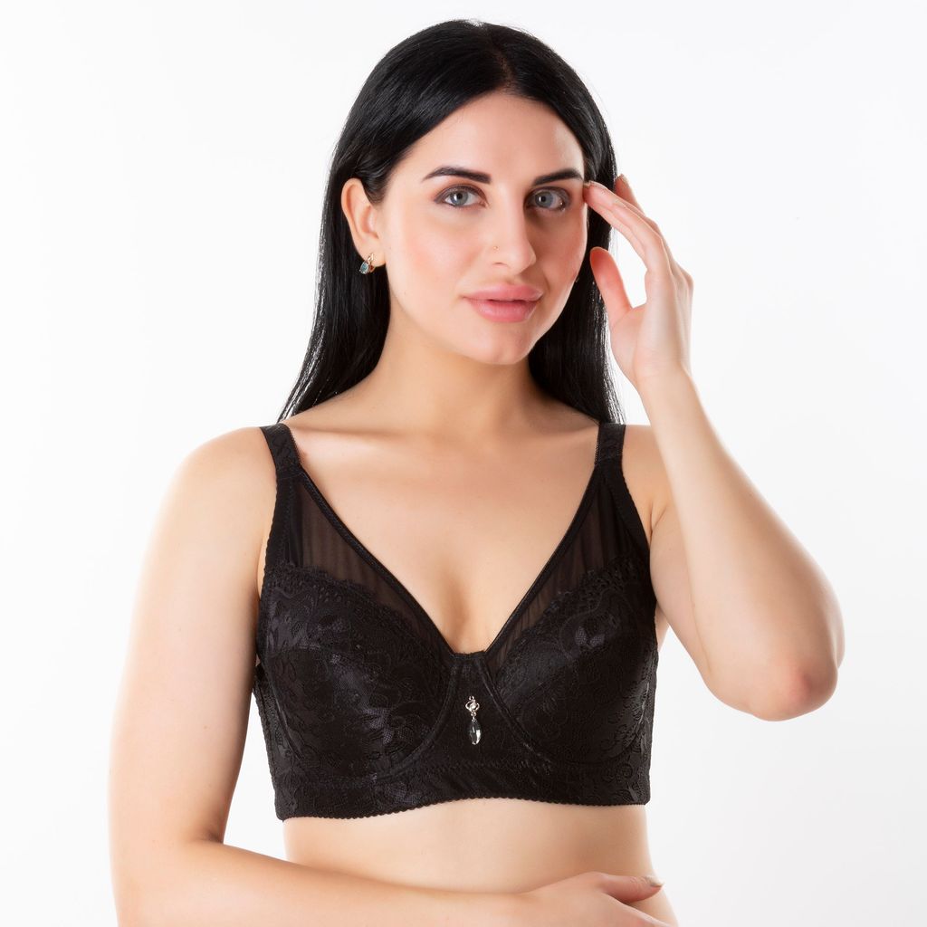 Trendy Women Femina Lace Underwired Full Cup Minimizer T-Shirt Bra in DD-Cup Size 2025 at ShopCi