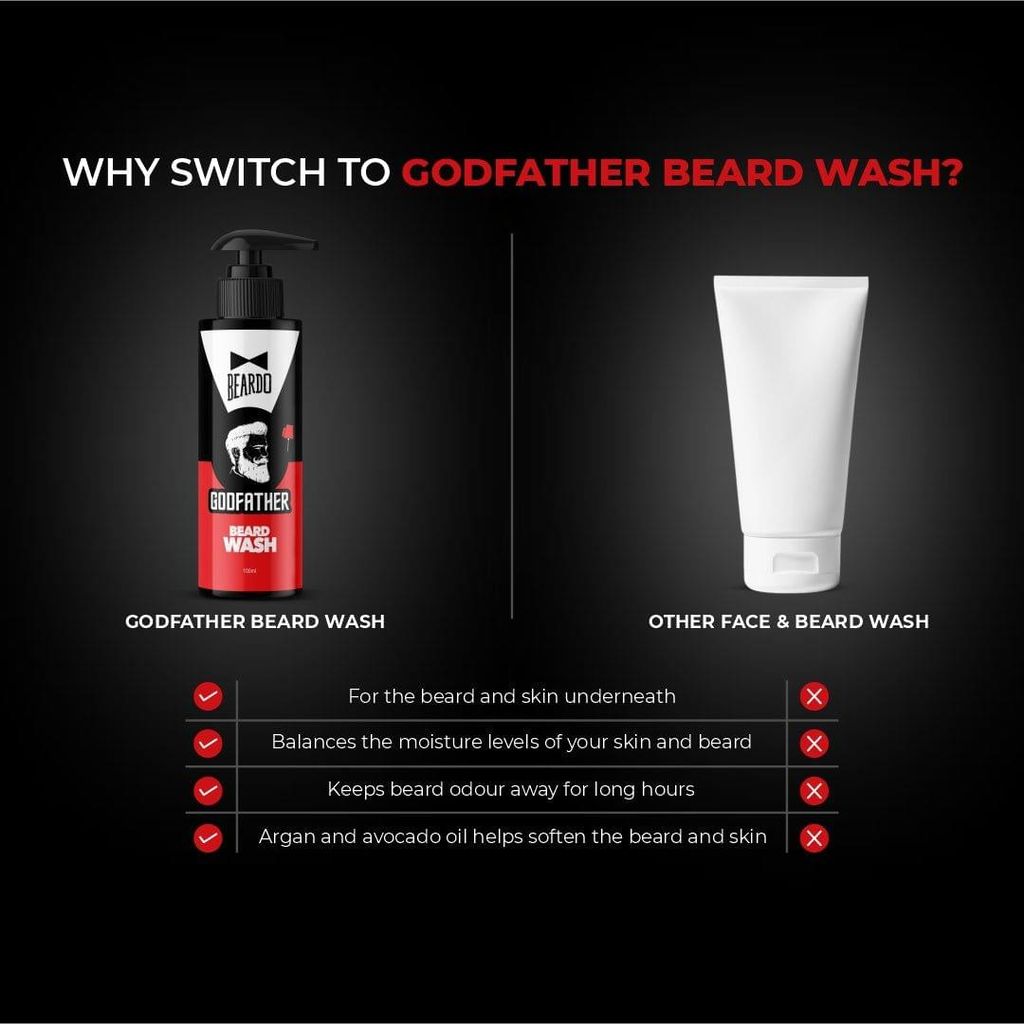 Beardo Godfather Beard Wash (100ml)