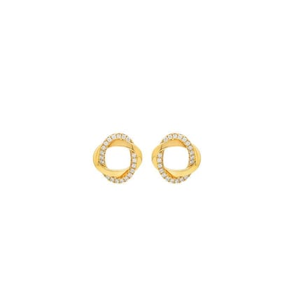 18k Gold Plated Silver Allure Earrings