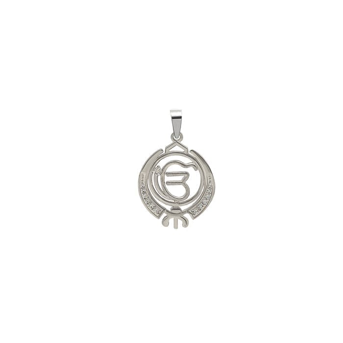 Silver Ik Onkar Pendant