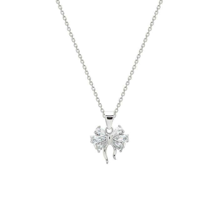 Silver Butterfly Pendant with Chain