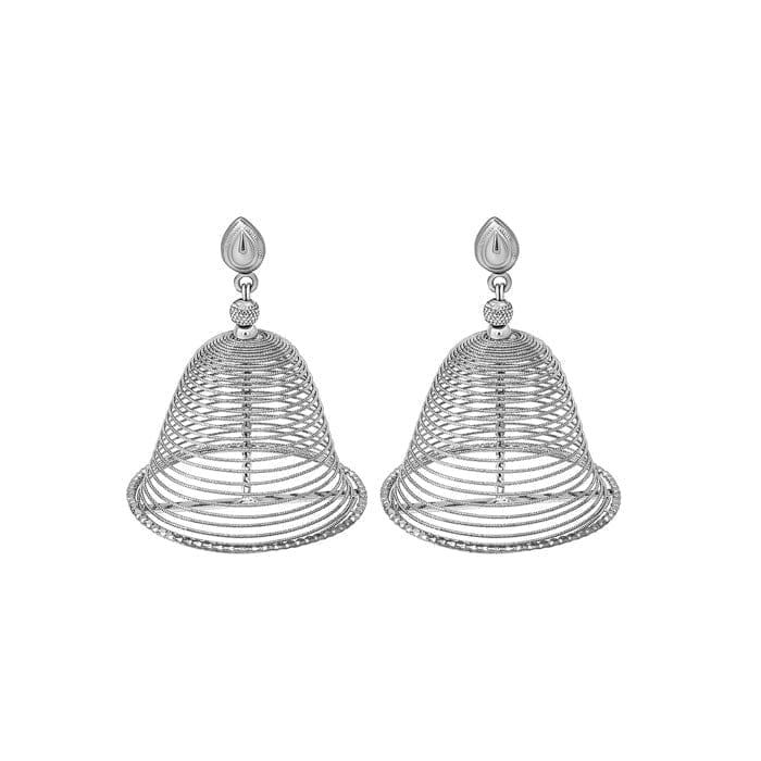 Silver Dancing Jhumka