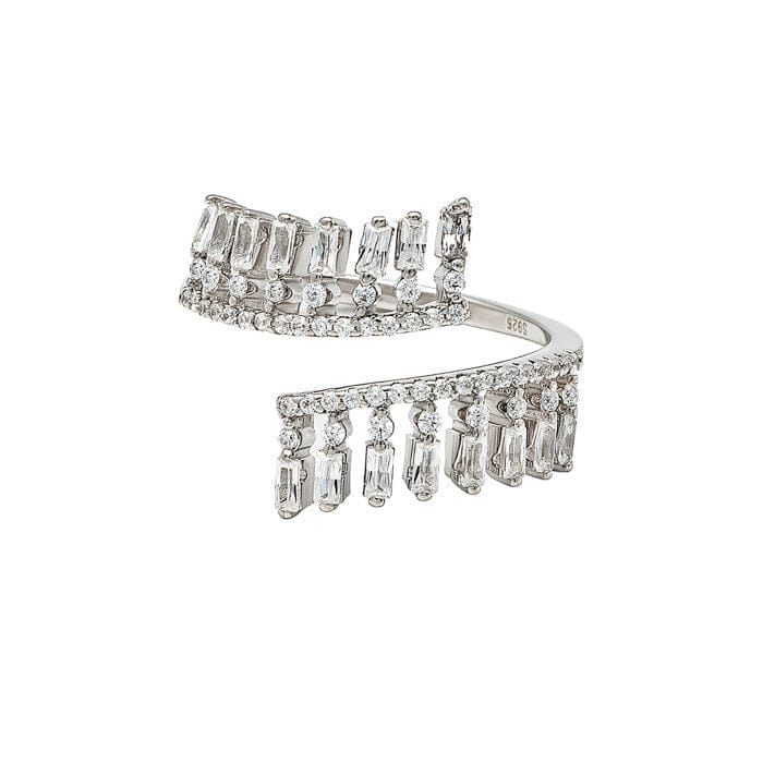 Silver Chandelier Ring