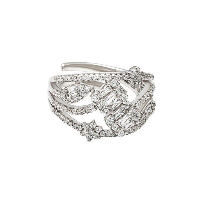 Silver Royal Crown Ring