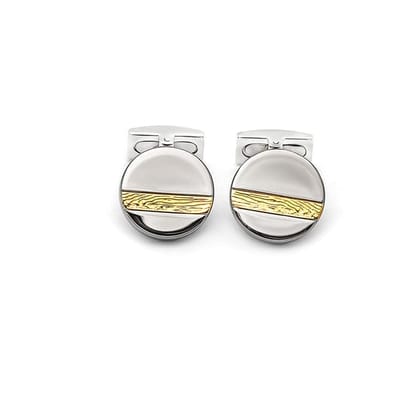 18k Gold Plated Silver Skyline Limited Edition Cufflinks