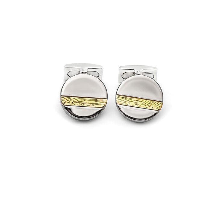 18k Gold Plated Silver Skyline Limited Edition Cufflinks