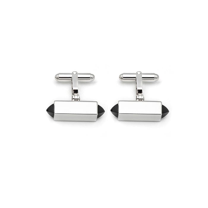 Silver Modern Black Limited Edition Cufflinks - Jewellery Sets | Buy online on ZillyBuy