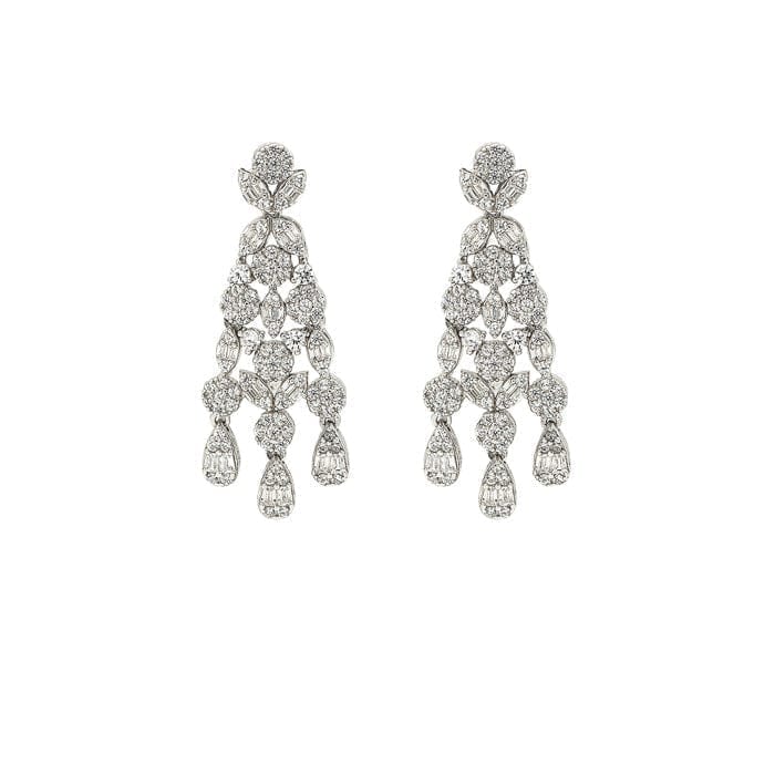 Silver Cascade Earrings - Jewellery Sets | Buy online on ZillyBuy