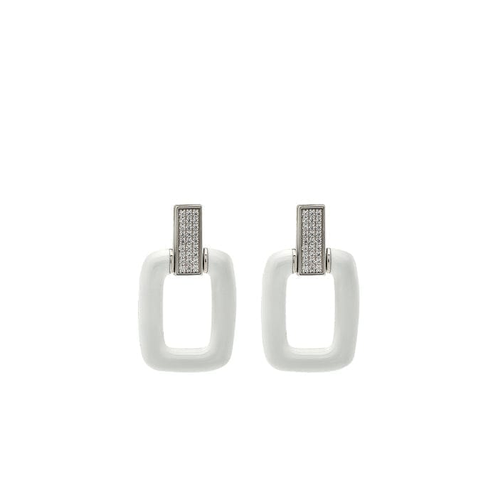 Silver White Frost Earrings - Jewellery Sets | Buy online on ZillyBuy