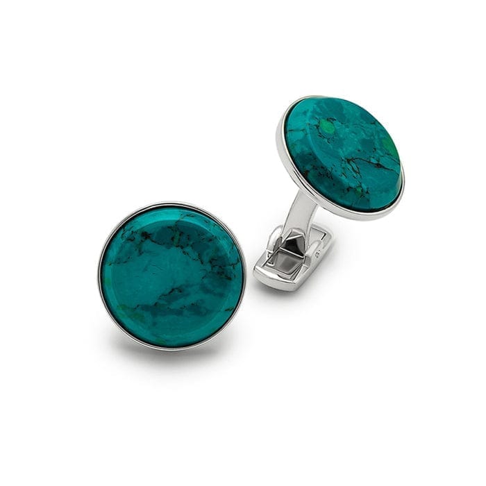 Silver Green Crystal Limited Edition Cufflinks - Jewellery Sets | Buy online on ZillyBuy