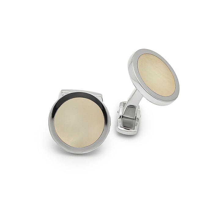 Silver Mother of Pearl Limited Edition Cufflinks - Jewellery Sets | Buy online on ZillyBuy