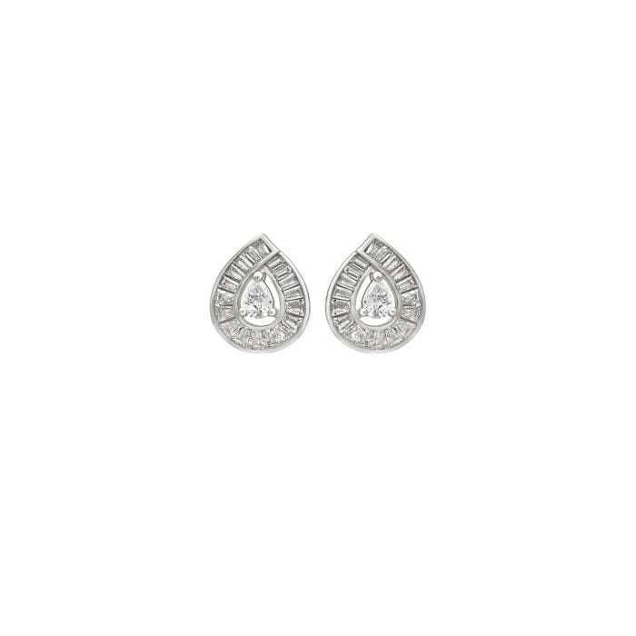 Silver Princess Diana Earrings - Jewellery Sets | Buy online on ZillyBuy