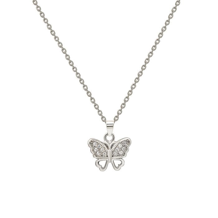 Silver Butterfly Wings Pendant with Chain - Jewellery Sets | Buy online on ZillyBuy