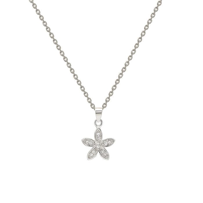 Silver Lily Pendant with Chain - Jewellery Sets | Buy online on ZillyBuy