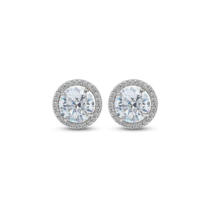 Silver Classic Kiara Round Studs
