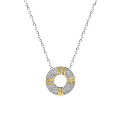 Silver Roman Culture Necklace