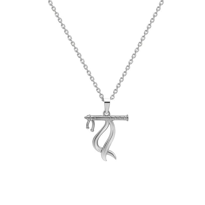 Silver Baasuri Pendant with Chain