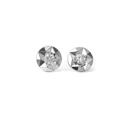 Silver Gemisphere Earrings