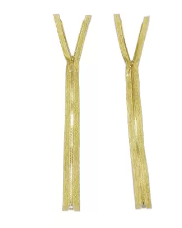 5 Golden Fancy Zipper