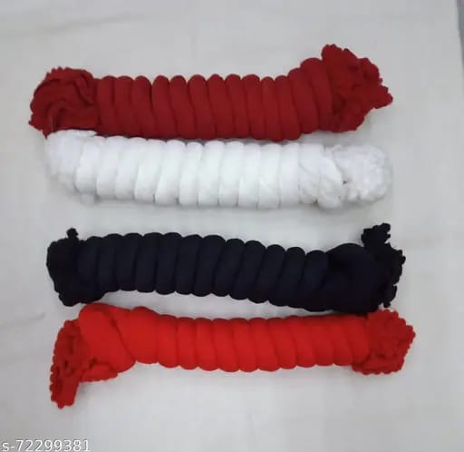 Pack of 4 Multicolor Cotton Blend Dupattas