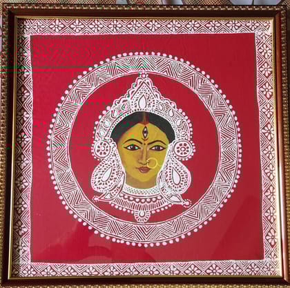 Aipan Art Saraswati