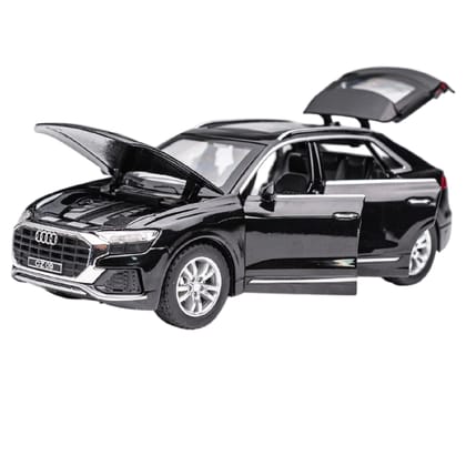 KTRS ENTERPRISE 1:32 Aodi D8 Alloy Metal Pull Back Die-cast Car Model Pull Back car Super Openable Doors Sound and Light Doors & Light Music Boys Toys for Kids