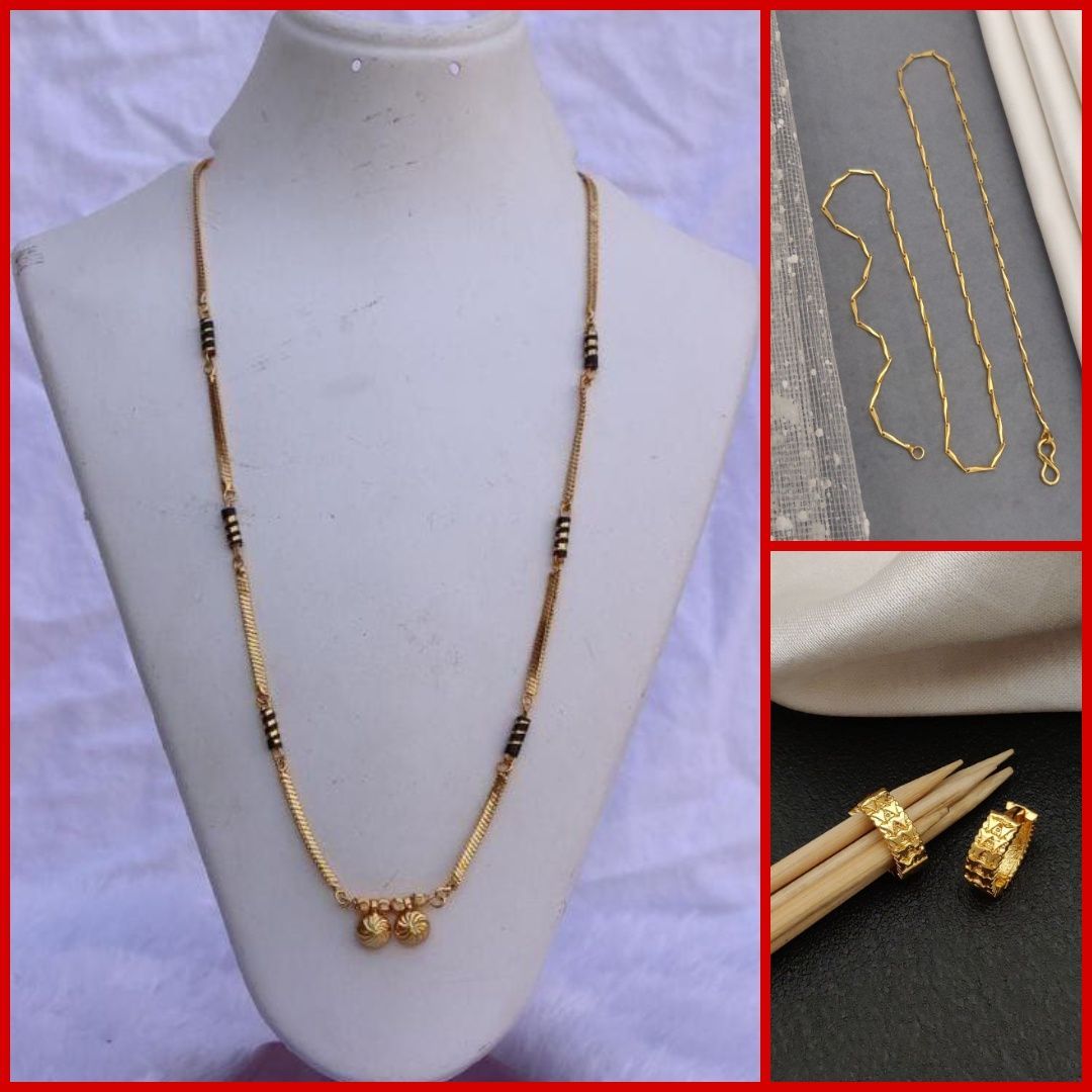 Attractive Alloy Women's Mangalsutra &Gold Plated Beautiful and