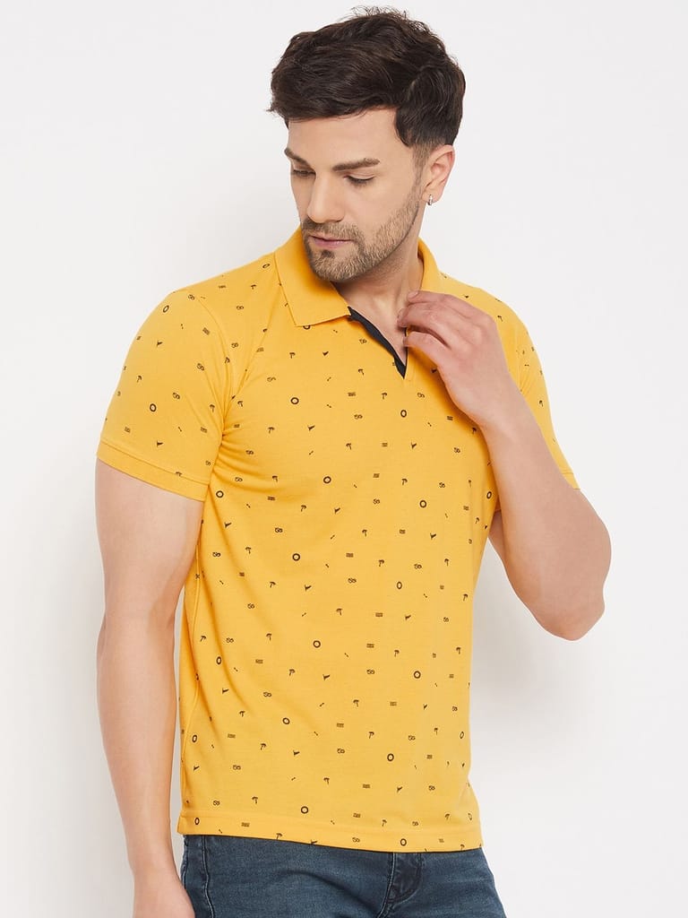 Premium Men Duke Stardust Men's Half Sleeve Cotton T-shirt (SP0609Mango) 2025 at ShopCircuit | O