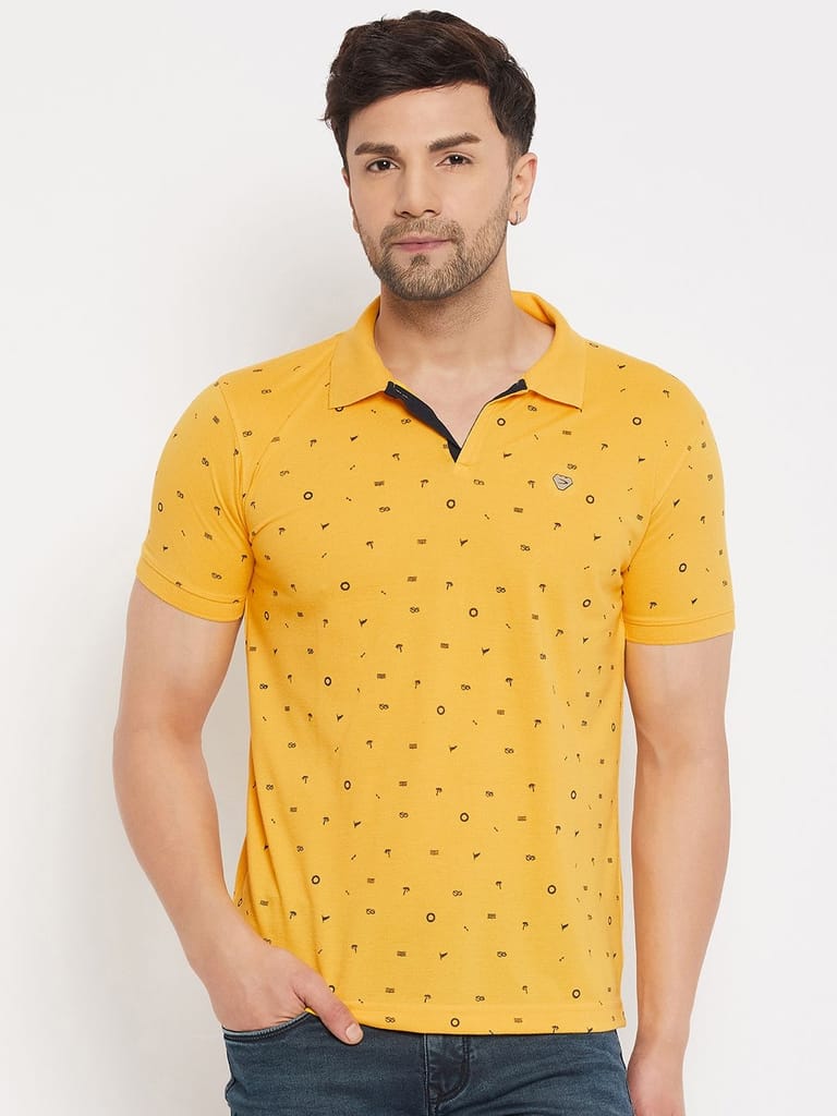 Premium Men Duke Stardust Men's Half Sleeve Cotton T-shirt (SP0609Mango) 2025 at ShopCircuit | O