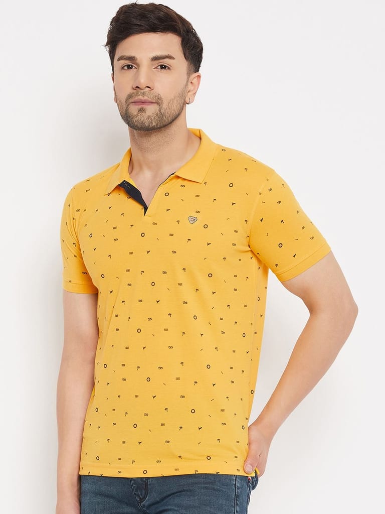 Premium Men Duke Stardust Men's Half Sleeve Cotton T-shirt (SP0609Mango) 2025 at ShopCircuit | O