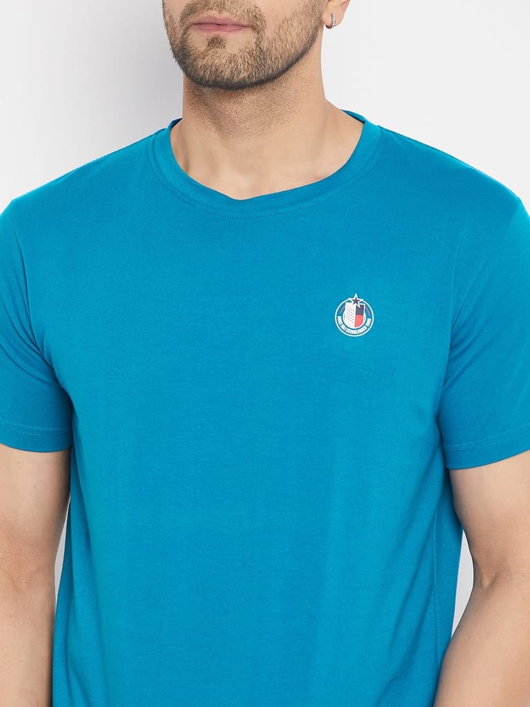 Stylish Men Duke Stardust Men's Half Sleeve Cotton T-shirt (ONLF250L.Navy) 2025 at ShopCircuit |