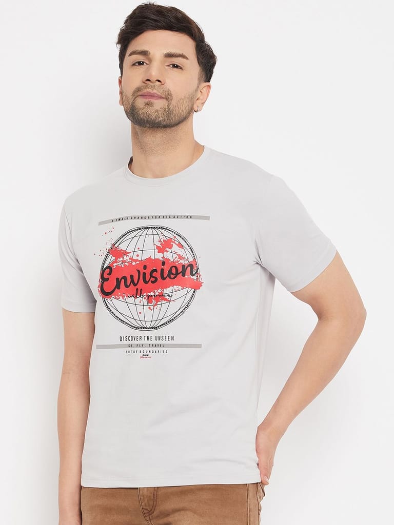 Best Men Duke Stardust Men's Half Sleeve Cotton T-shirt (MLF7050Cement) 2025 at ShopCircuit | ON