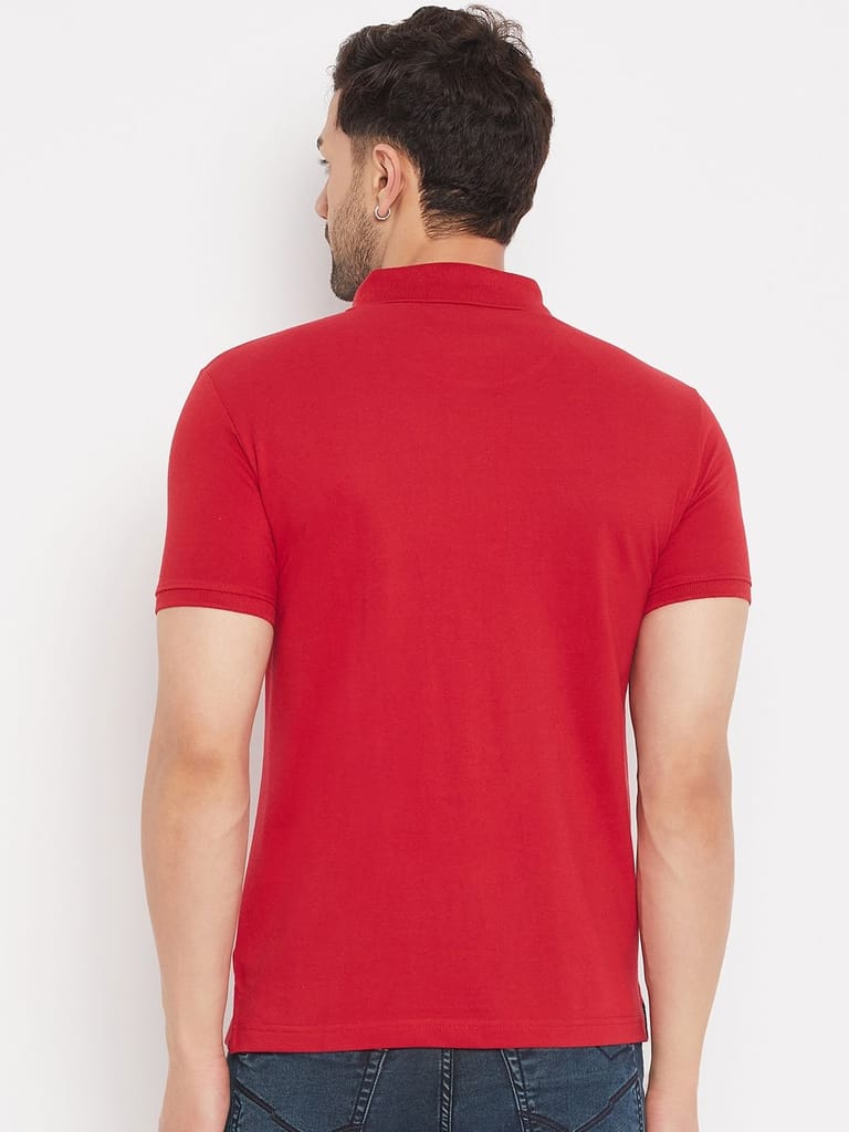 Premium Men Duke Stardust Men's Half Sleeve Cotton T-shirt (MLF1130Red) 2025 at ShopCircuit | ON