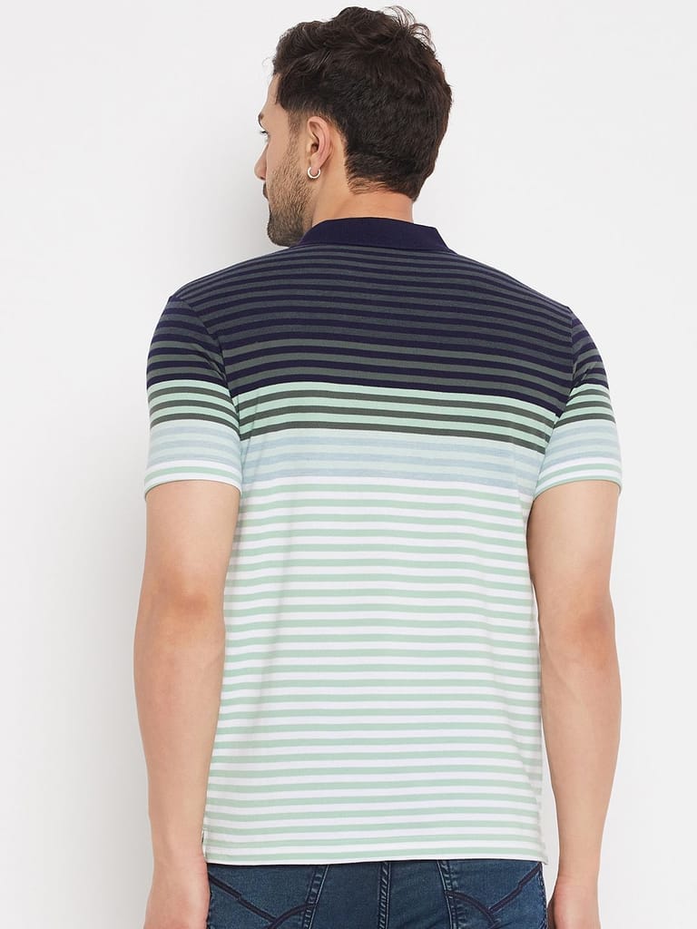 Modern Men Duke Stardust Men's Half Sleeve Cotton T-shirt (MLF1114Teal) 2025 at ShopCircuit | ON