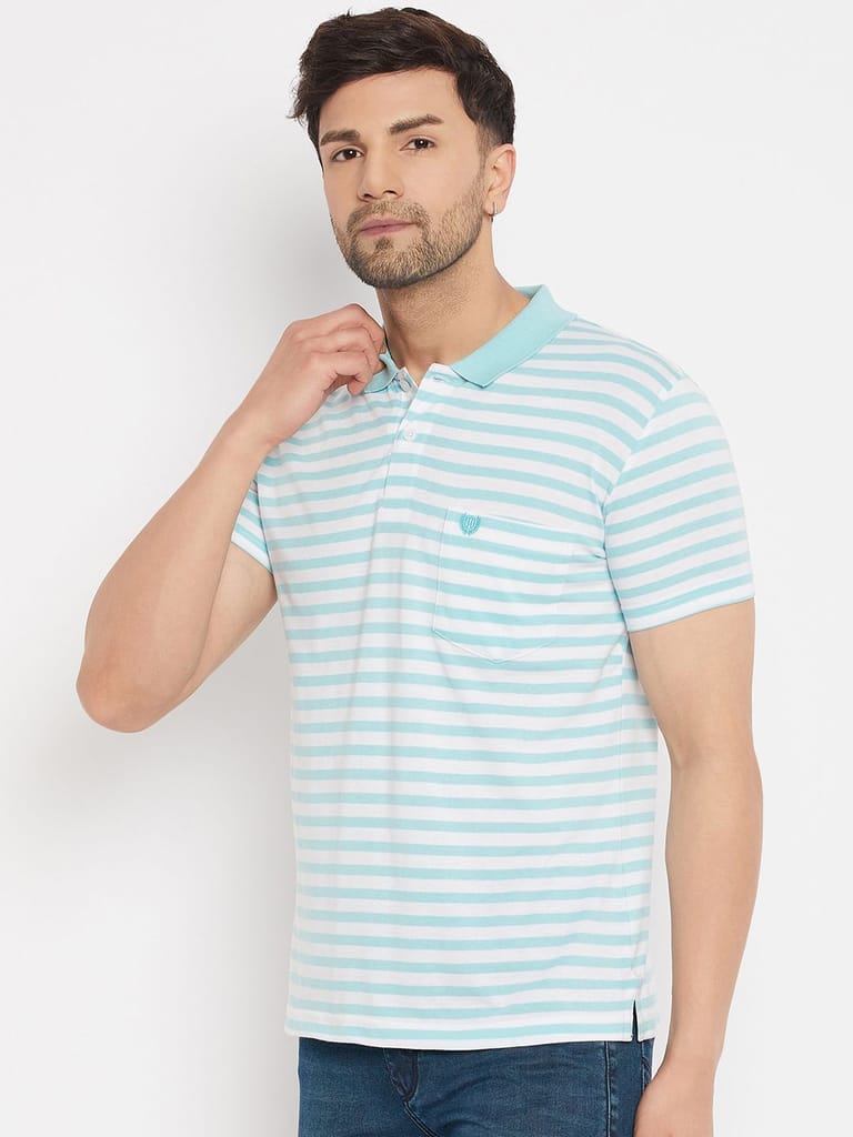 Stylish Men Duke Stardust Men's Half Sleeve Cotton T-shirt (MLF1109Foam Green) 2025 at ShopCircu