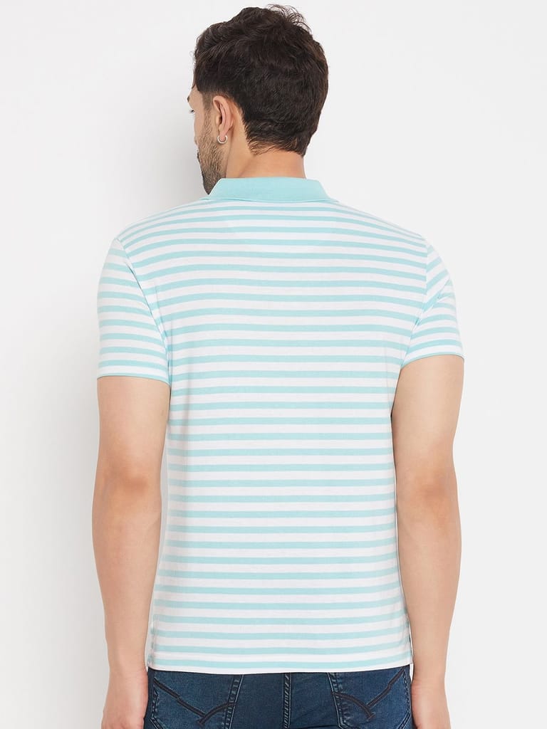 Stylish Men Duke Stardust Men's Half Sleeve Cotton T-shirt (MLF1109Foam Green) 2025 at ShopCircu