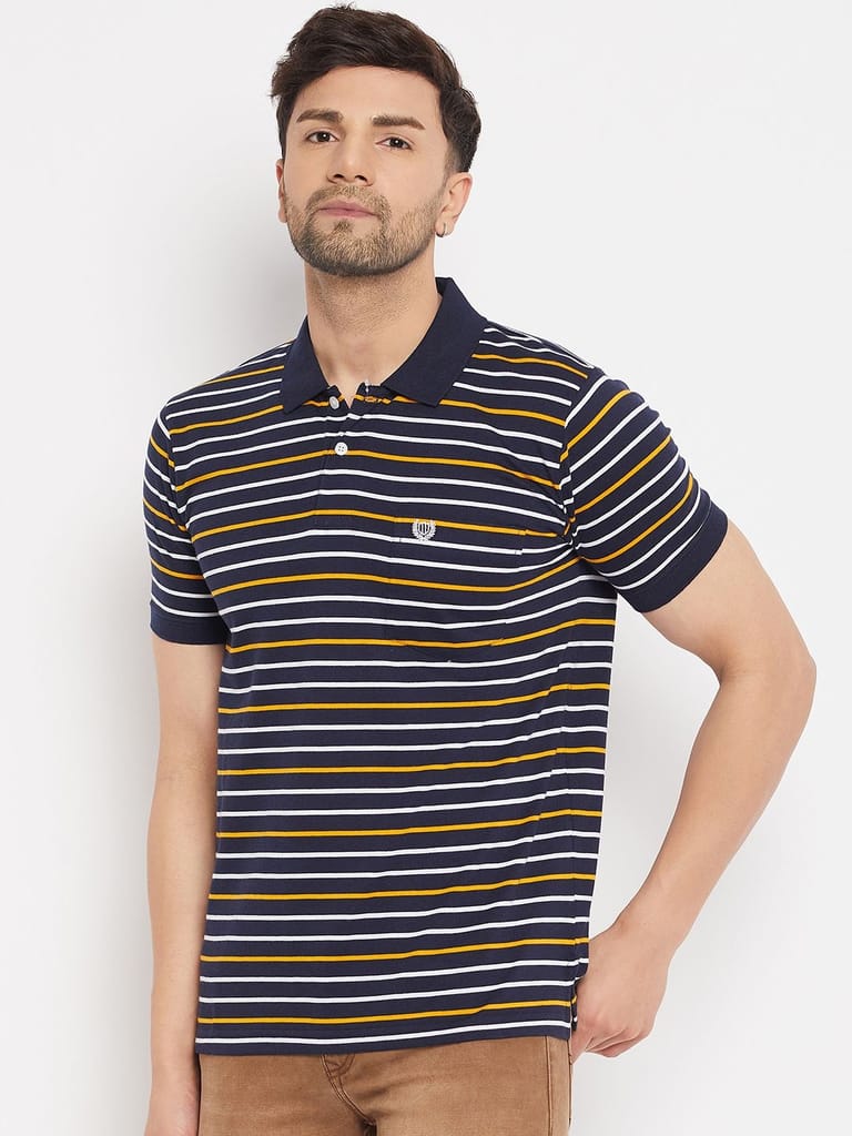 Chic Men Duke Stardust Men's Half Sleeve Cotton T-shirt (MLF1113Denim) 2025 at ShopCircuit | OND