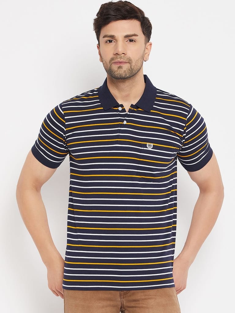 Chic Men Duke Stardust Men's Half Sleeve Cotton T-shirt (MLF1113Denim) 2025 at ShopCircuit | OND