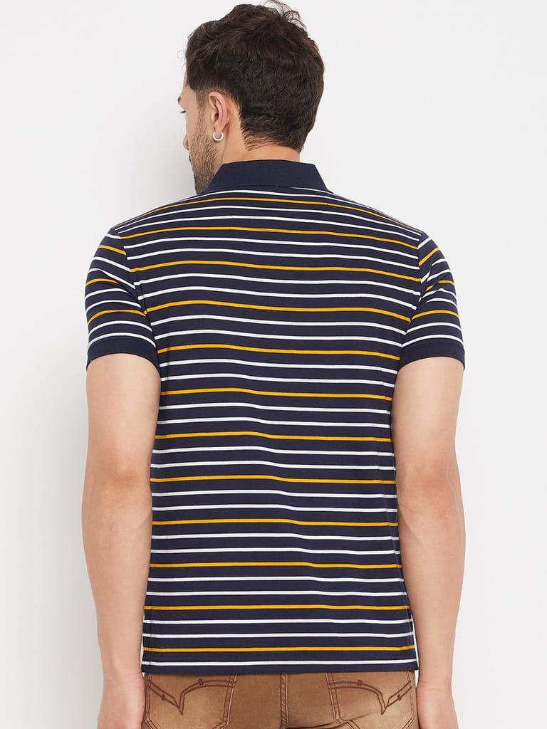 Chic Men Duke Stardust Men's Half Sleeve Cotton T-shirt (MLF1113Denim) 2025 at ShopCircuit | OND