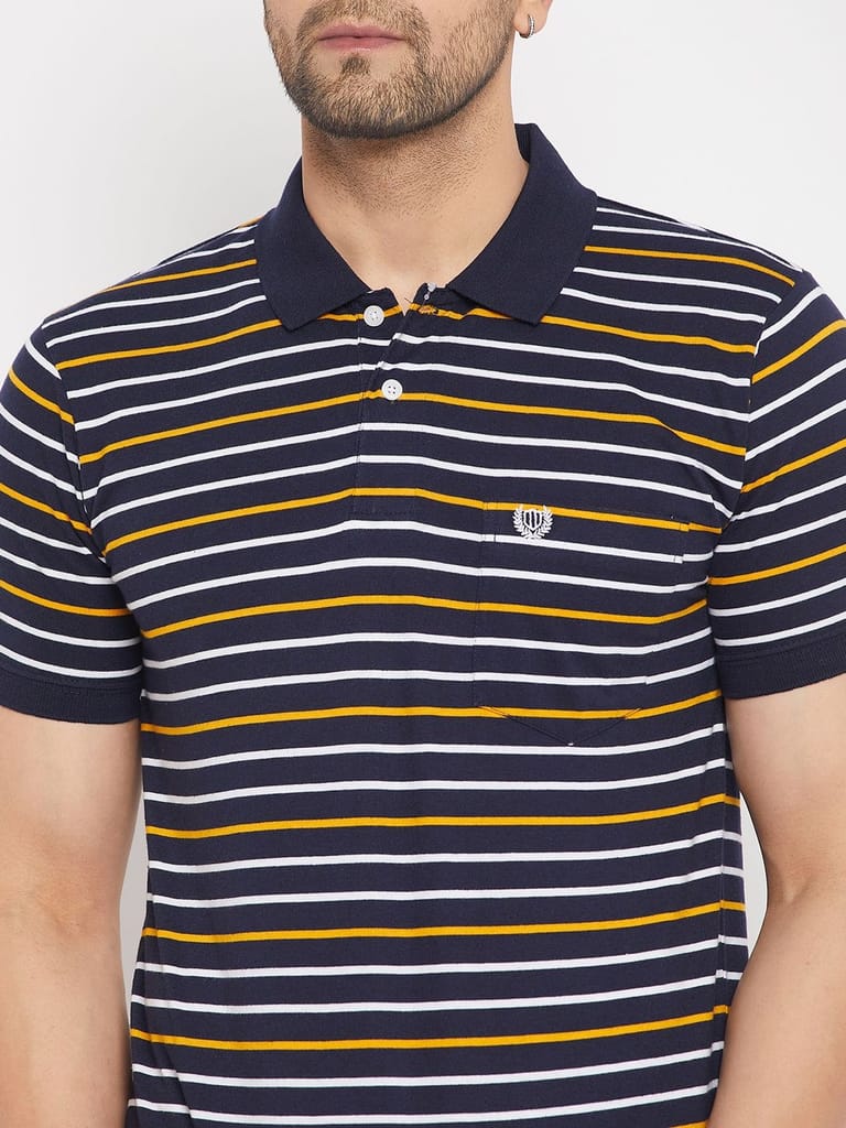 Chic Men Duke Stardust Men's Half Sleeve Cotton T-shirt (MLF1113Denim) 2025 at ShopCircuit | OND