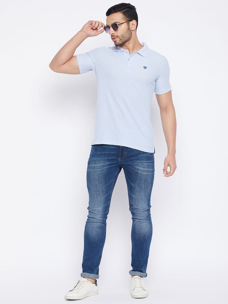 Sophisticated Men Duke Stardust Men's Half Sleeve Cotton T-shirt 2025 at ShopCircuit | ONDC