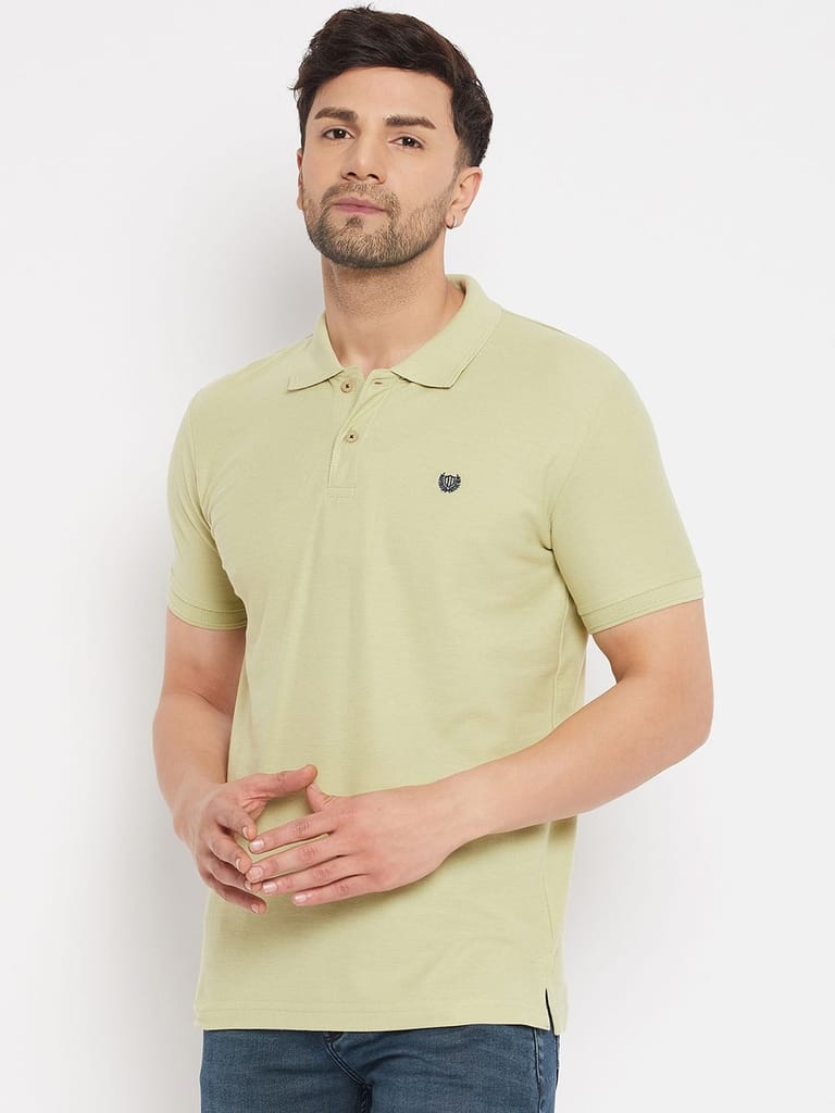 Sophisticated Men Duke Stardust Men's Half Sleeve Cotton T-shirt (SD51Fungus Mix) 2025 at ShopCi