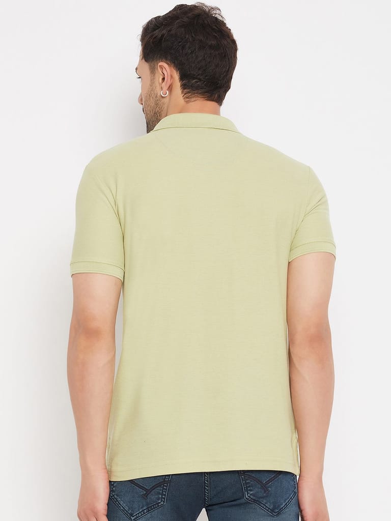 Sophisticated Men Duke Stardust Men's Half Sleeve Cotton T-shirt (SD51Fungus Mix) 2025 at ShopCi