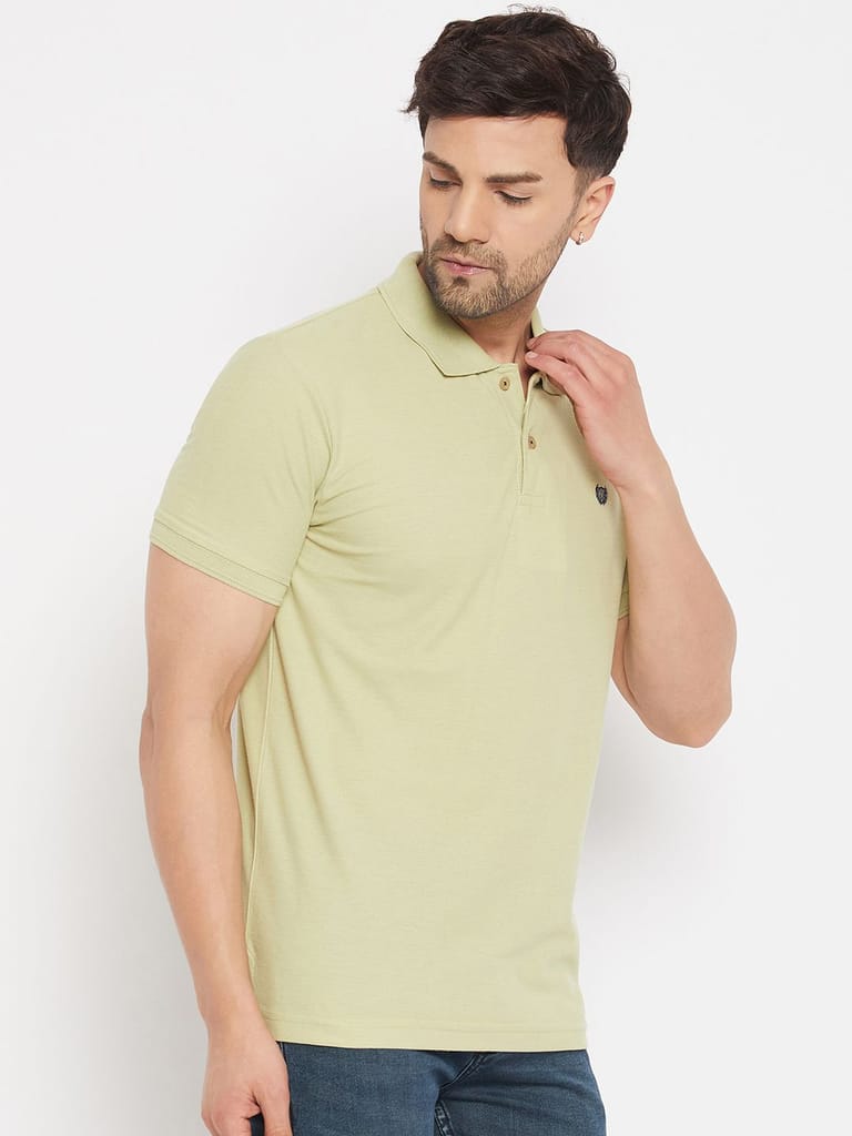 Sophisticated Men Duke Stardust Men's Half Sleeve Cotton T-shirt (SD51Fungus Mix) 2025 at ShopCi