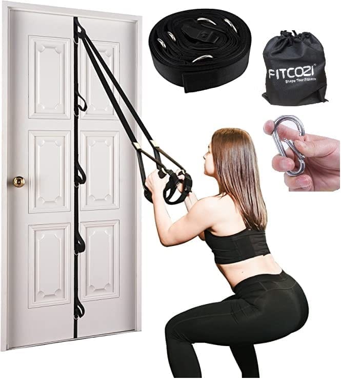 Fitcozi Door Anchor Strap for Resistance Bands, Multi Point Anchor Gym for Home Fitness, Portable Resistance Band Workout Equipment - Sports and Fitness Equipment | Buy online on ZillyBuy