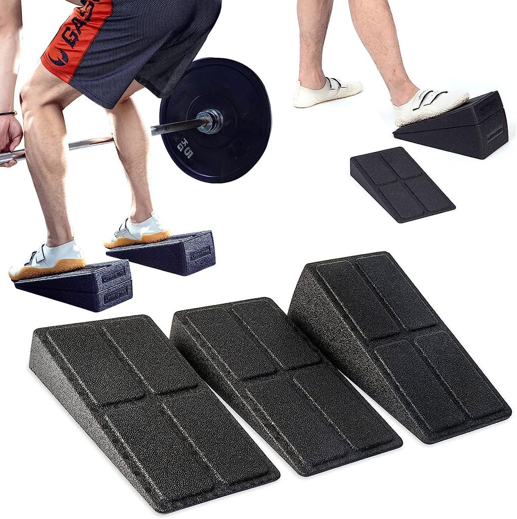 Squat Wedge Block Leg Stretcher Foot Wedge Foam Slant Board - Sports and Fitness Equipment | Buy online on ZillyBuy